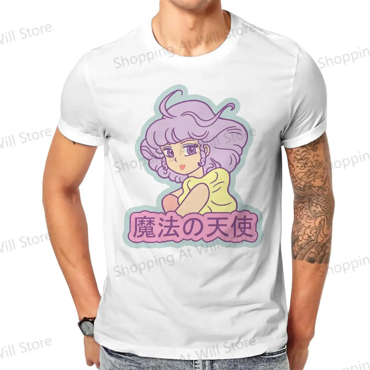 Summer Unisex T-shirts Puella Magi Madoka Magica Anime Creamy Mami Magical Girl O neck short sleeved T-shirt Street Clothing