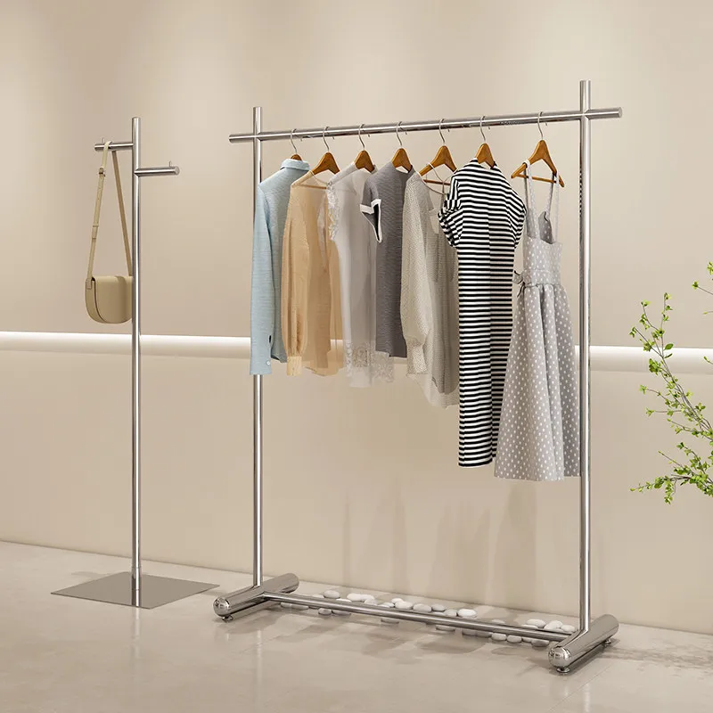Clothing store display rack Display rack Floor-to-ceiling children's and women's clothing store shelf Nakajima hanger