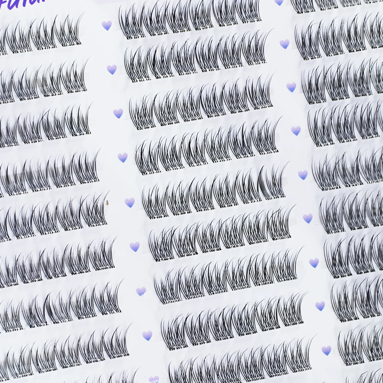 رموش ذاتية اللصق، 180 قطعة من مجموعات الرموش ذاتية اللصق، مظهر طبيعي، وصلات رموش فردية مختلطة 10-12 مم، فائقة الالتصاق، مع ملاقط، مناسبة للمبتدئين