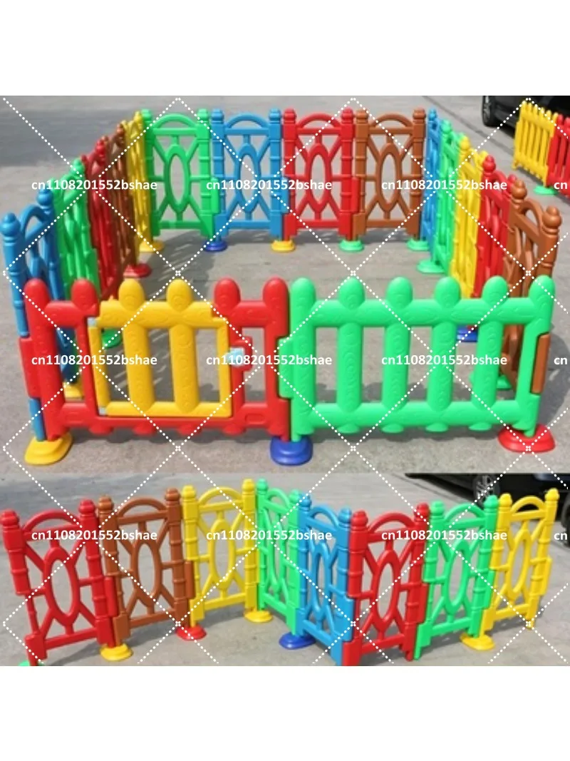 Multi-Angle Plastic Game Fence for Kids, Outdoor Kindergarten Guardrail, Children's Safety Railing