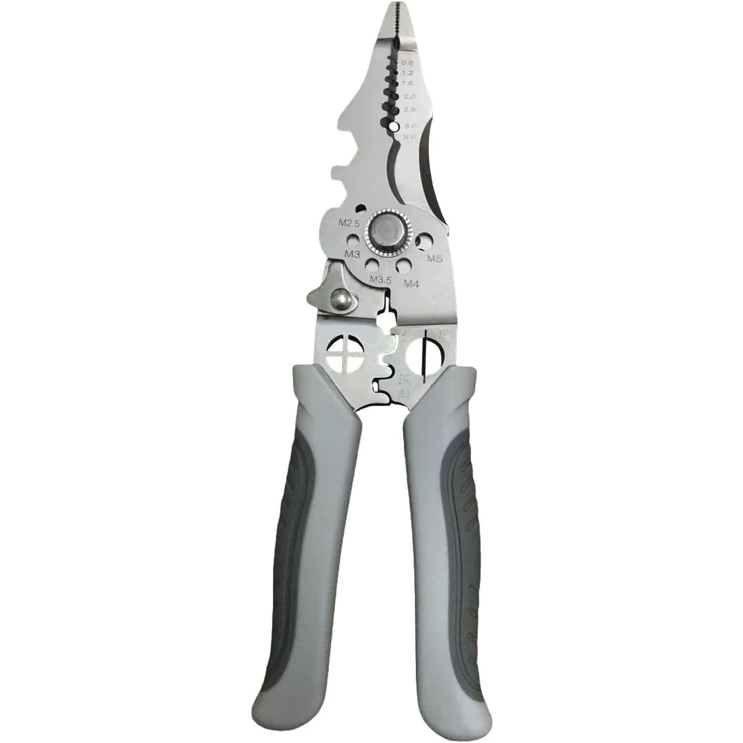 Crimping Cable Cutter Adjustable Automatic Wire Stripper Multifunctional Wire Stripping Crimping Pliers Terminal Hand Tool