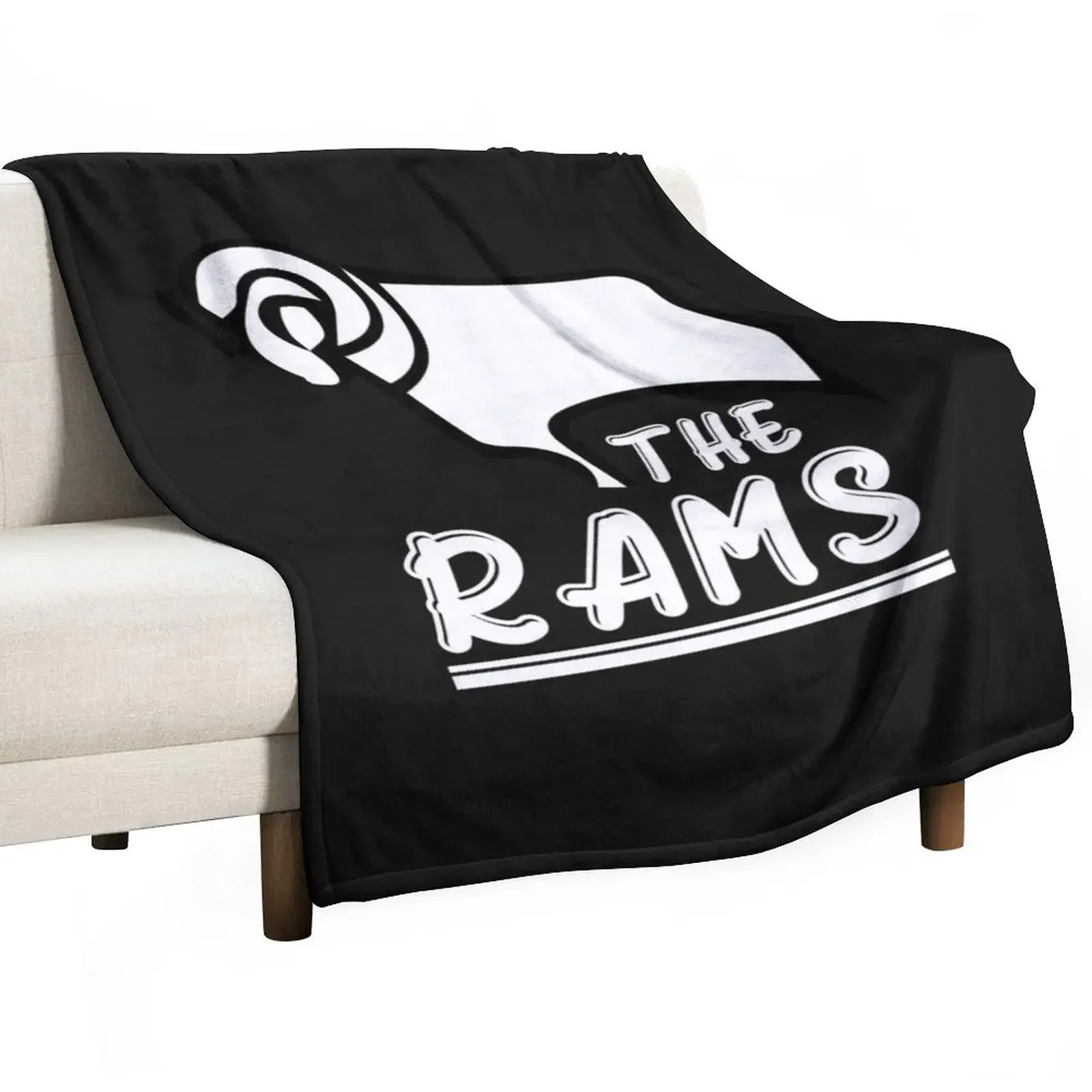 Derby County Football Club The Rams Throw Blanket Decorative Sofas Blankets For Baby Blankets