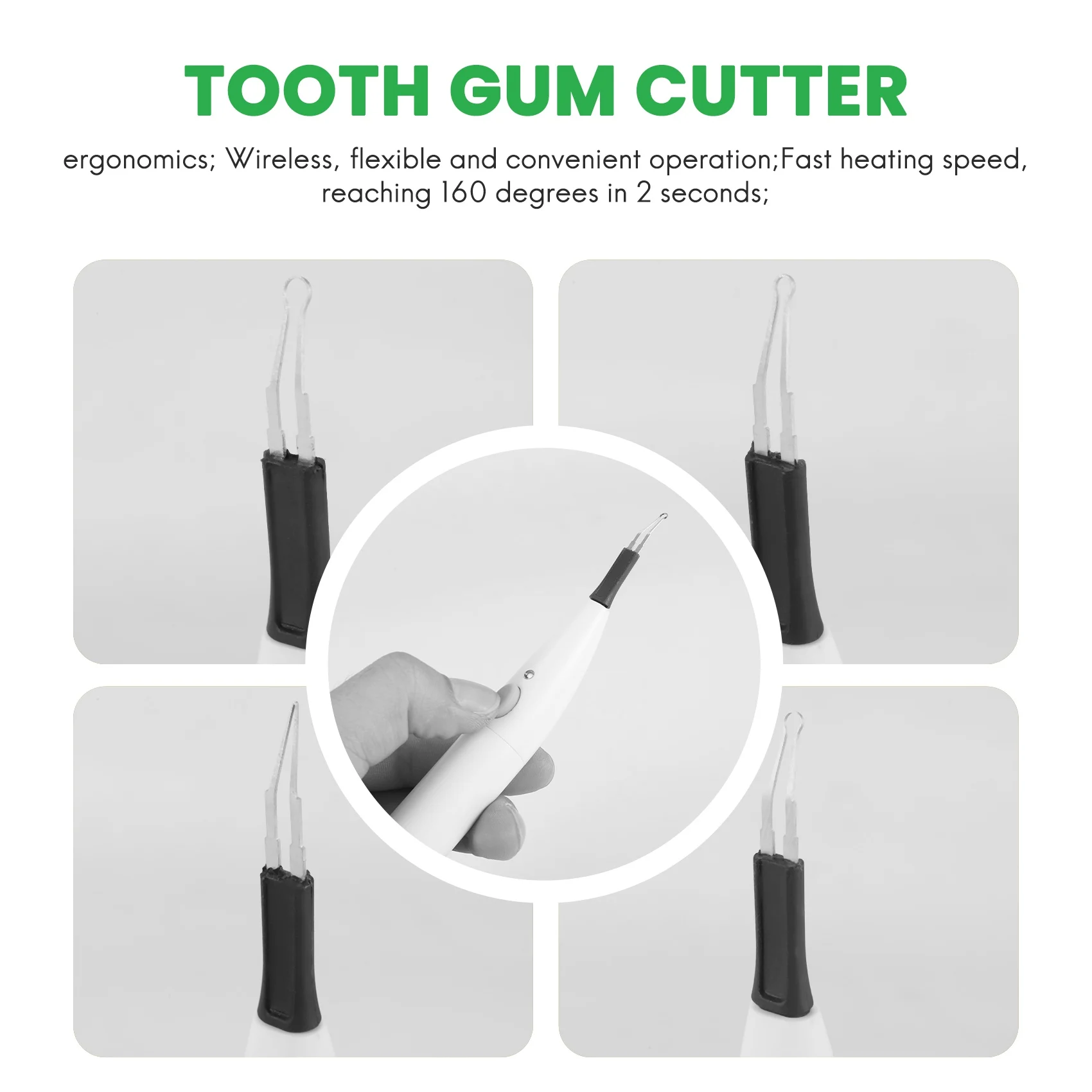 치과 구타페르카 치아 잇몸 커터, 엔도 구타페르카 용해 브레이커 커터, 치아 미백 도구, EU 플러그