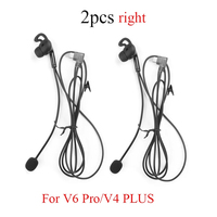 Type-C USB-C Interface Referee In-Ear Earphones for EJEAS V6 Pro V4C Plus Q8 F6 V7 Judge Ear Intercom Headset