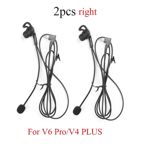 Auriculares intrauditivos de árbitro con interfaz USB-C tipo C para EJEAS V6 Pro V4C Plus Q8 F6 V7 Judge Ear Intercom