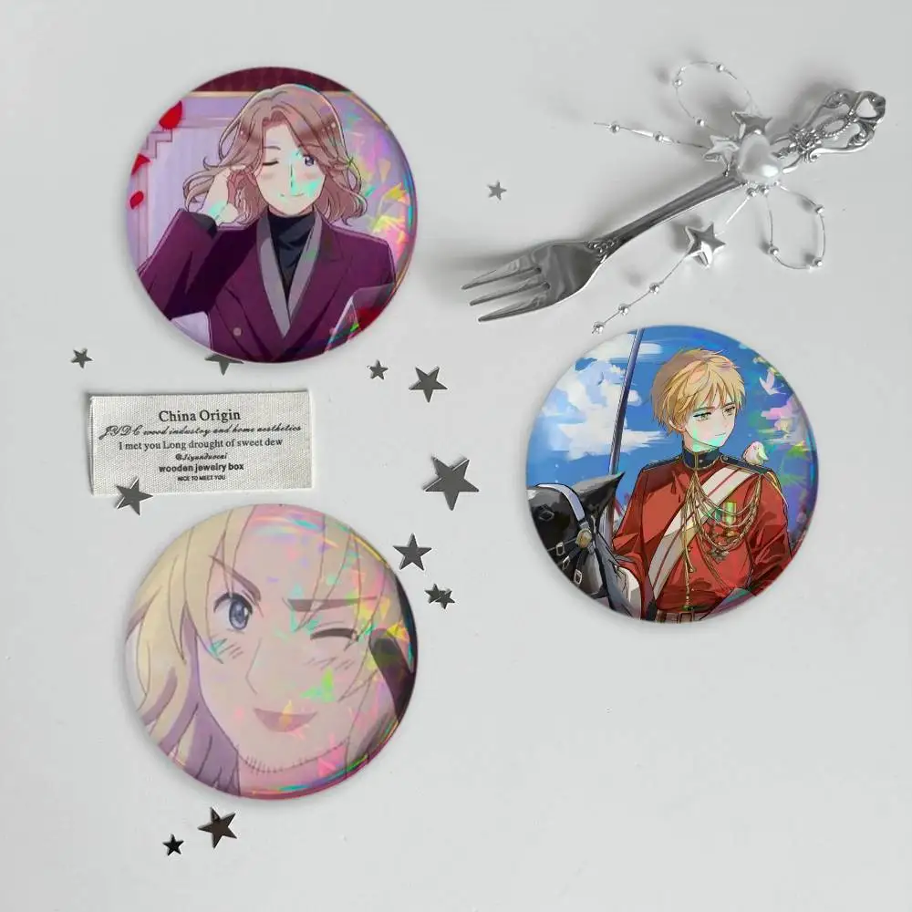 Anime Hetalia World Stars Francis Bonnefoy Brooches Cartoon Badge Pins Backpack Hat Accessories Friend Gift