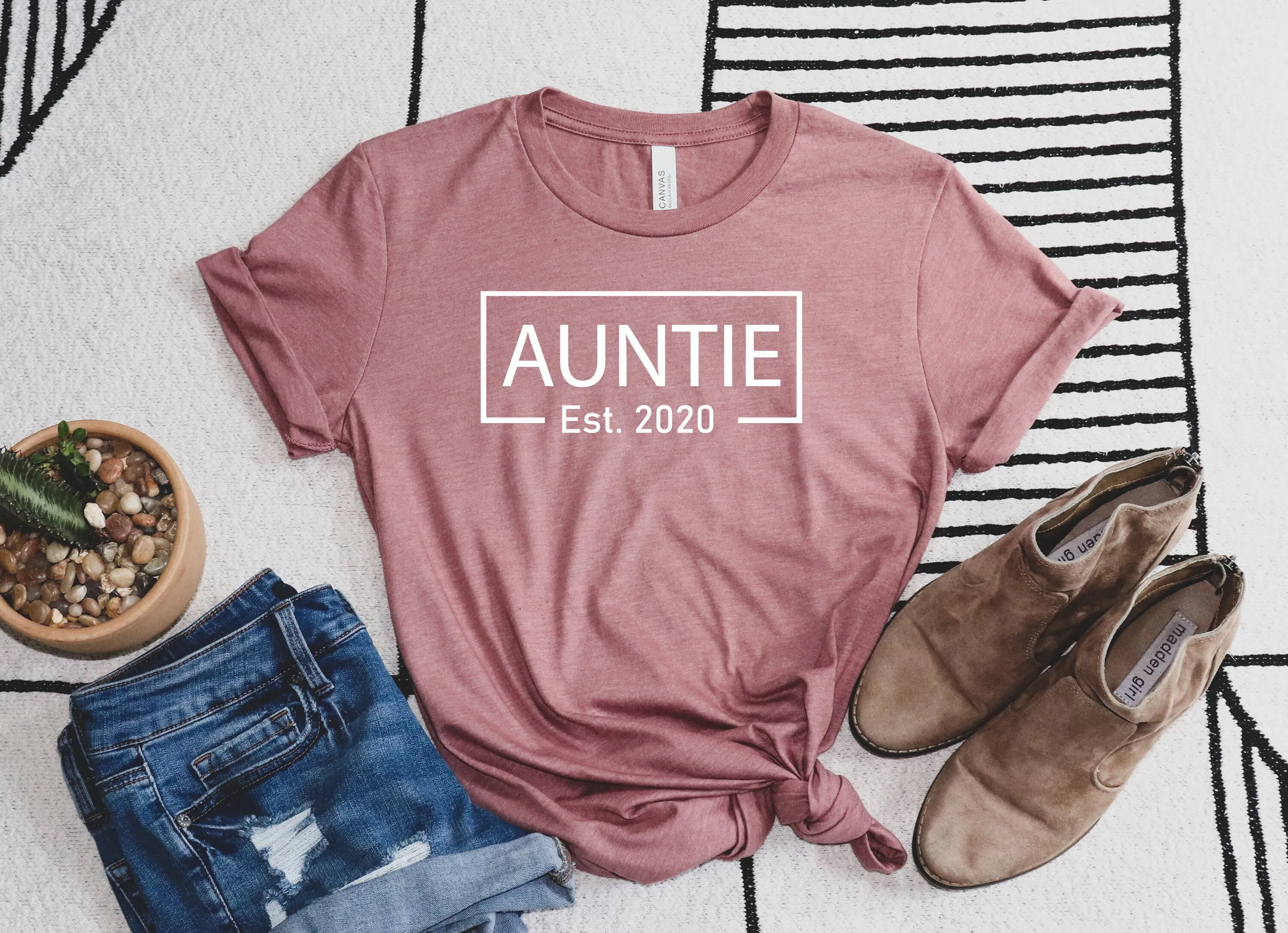 Auntie T Shirt Aunt Established for Sister Pregnancy AnnouncemenT BAE