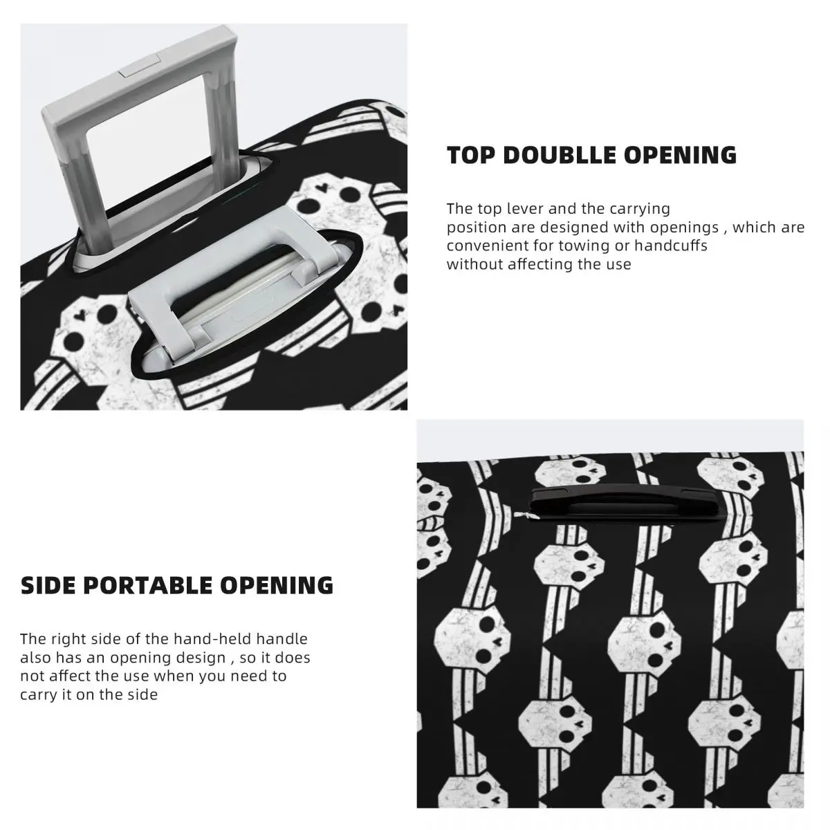 Helldivers - Malevelon Creek Veteran (2) Suitcase Cover Protection Elastic Trip Luggage Protector Covers for 18-32 Inch