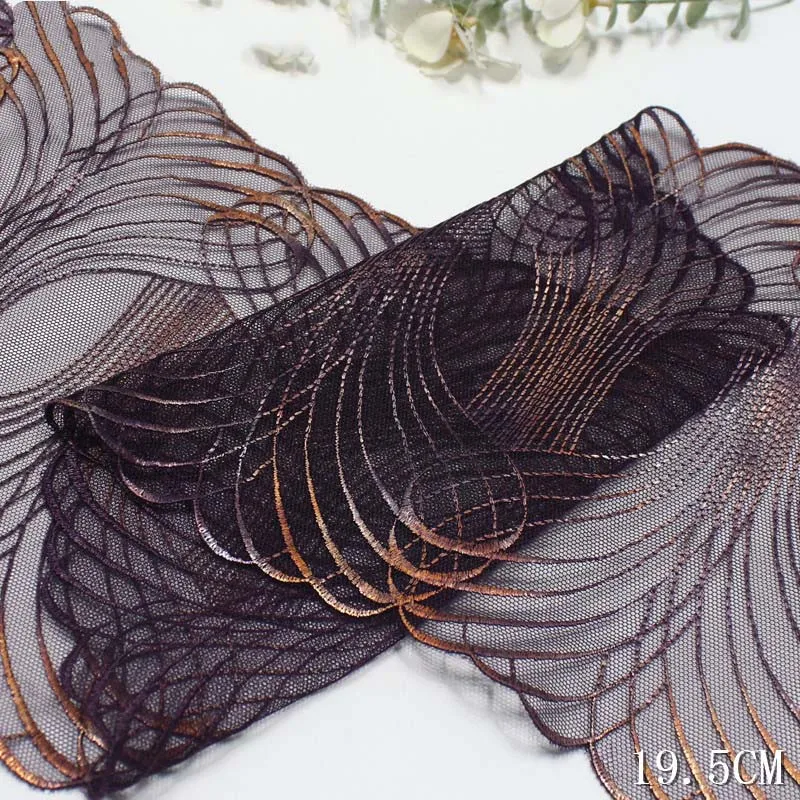 

30Yards Fashion Bilateral Embroidered Tulle Lace Trim , Diy Craft Clothes Bra Underwear Dress Sewing Lace