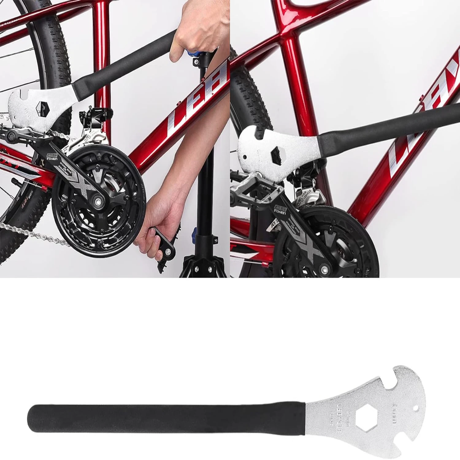 Enhance your cycling experience with this dependable, high-quality, and durable wrench. Effortlessly adjust your pedals and effi