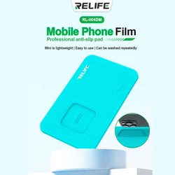 RELIFE RL-004DM Mobile Phone Special Film Professional Anti-slip Silicone Pad Good Flexibility Mat For Phone Camera Watch Repair