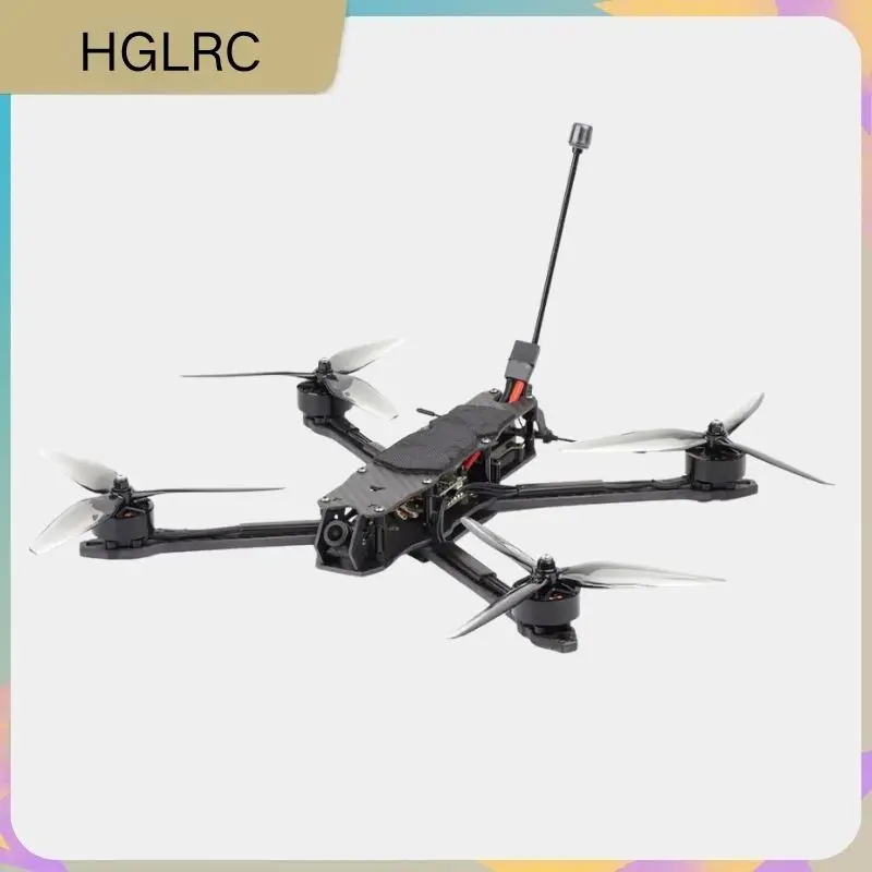 

HGLRC MY7 FPV Drone Long Range Quadcopter with 2810 1350KV Motor 2.5W VTX F4 Flight Controller GPS for 4S RC Analog
