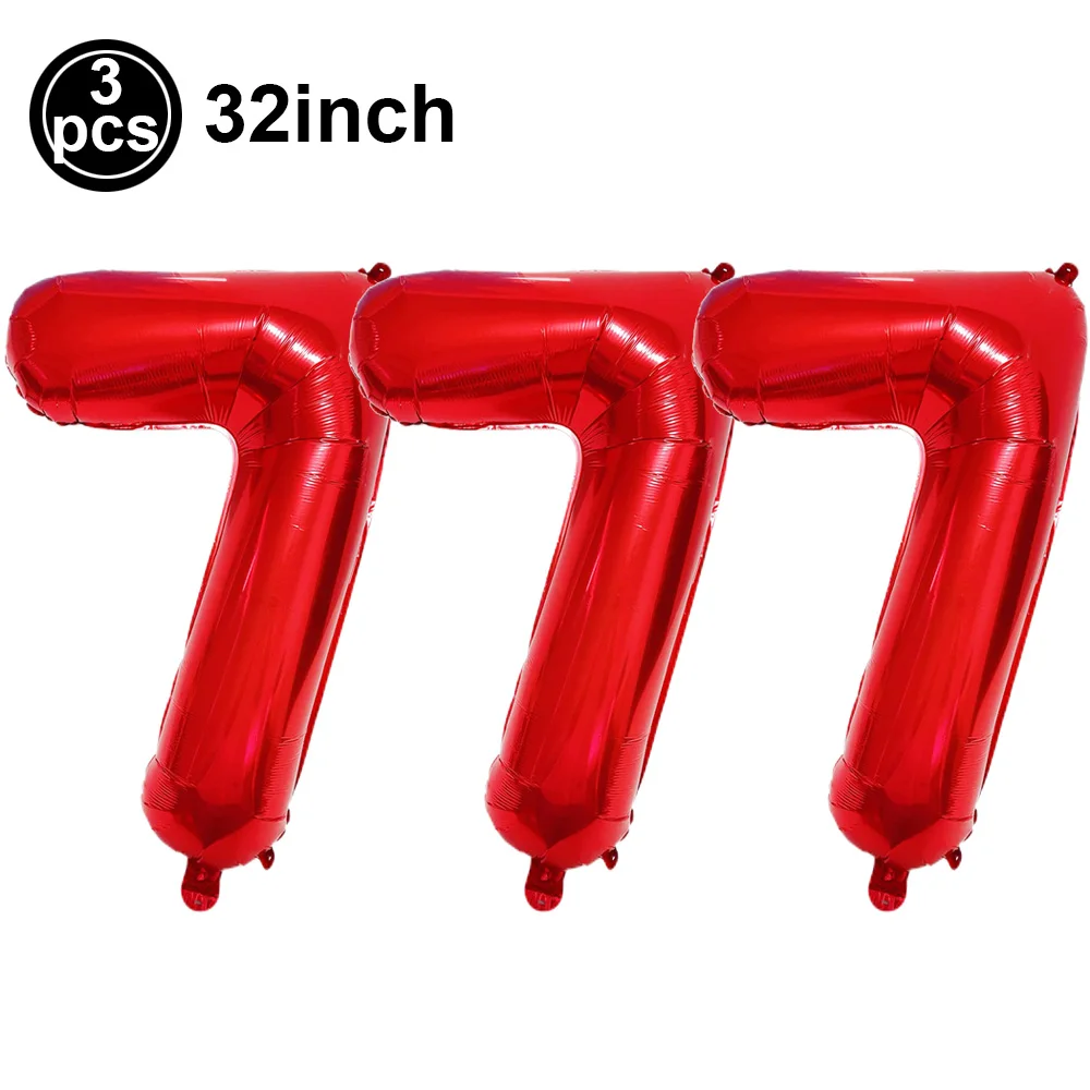 Poker Casino Decorations Tablecloth Las Vegas Table Cover 777 Foil Balloon for Casino Game Birthday Playing Card Party Supplies view 2