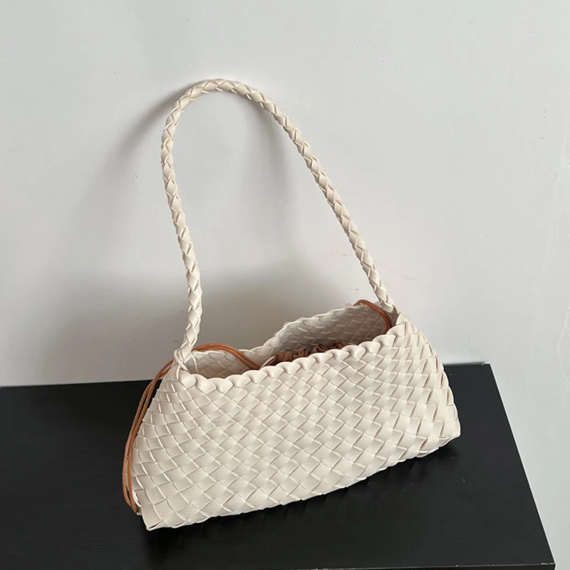 NONE Woven PU Shoulder Bag 4