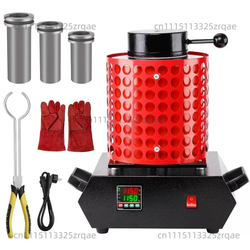 Thermocouple Universal Melts Electric Furnace Copper Gold Heat Treatment Melting Electric Arc Heating Kilns Furnace