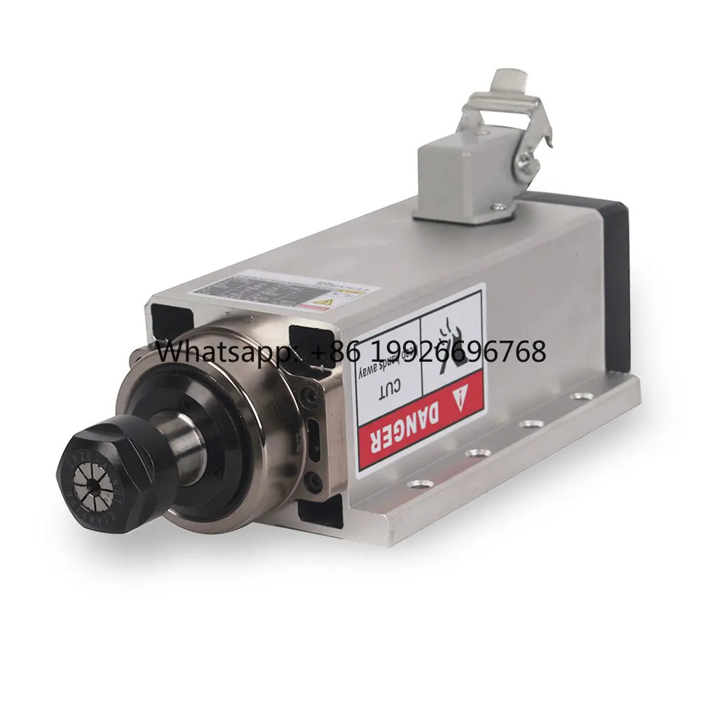 

GDZ80x73-2.2 kw 24000 Rpm 400HZ 220v Er20 2.2kw air Cooled Spindle Motor with Flange