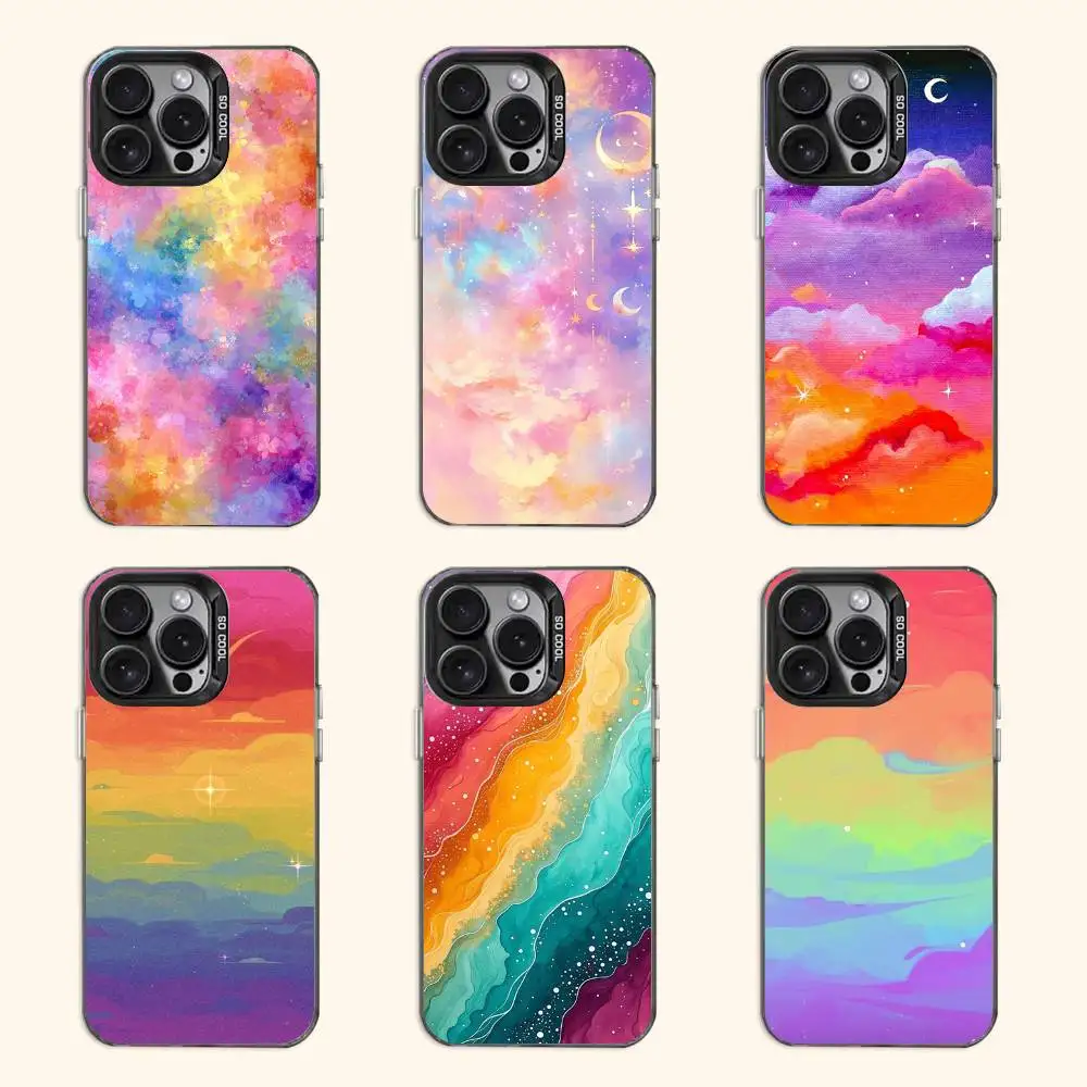 

Rainbow with diverse colors Phone Case For iPhone 17 16e 16 15 14 13 12 Pro Max X XR XS MAX Back Cover