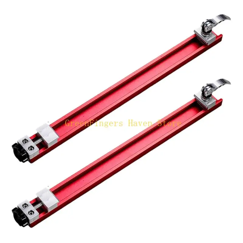 F68D Adjustable Chainsaws Fence Builder Measuring Scale For Circular Chainsaws With 45Degree Feature And Nonslip Locking System