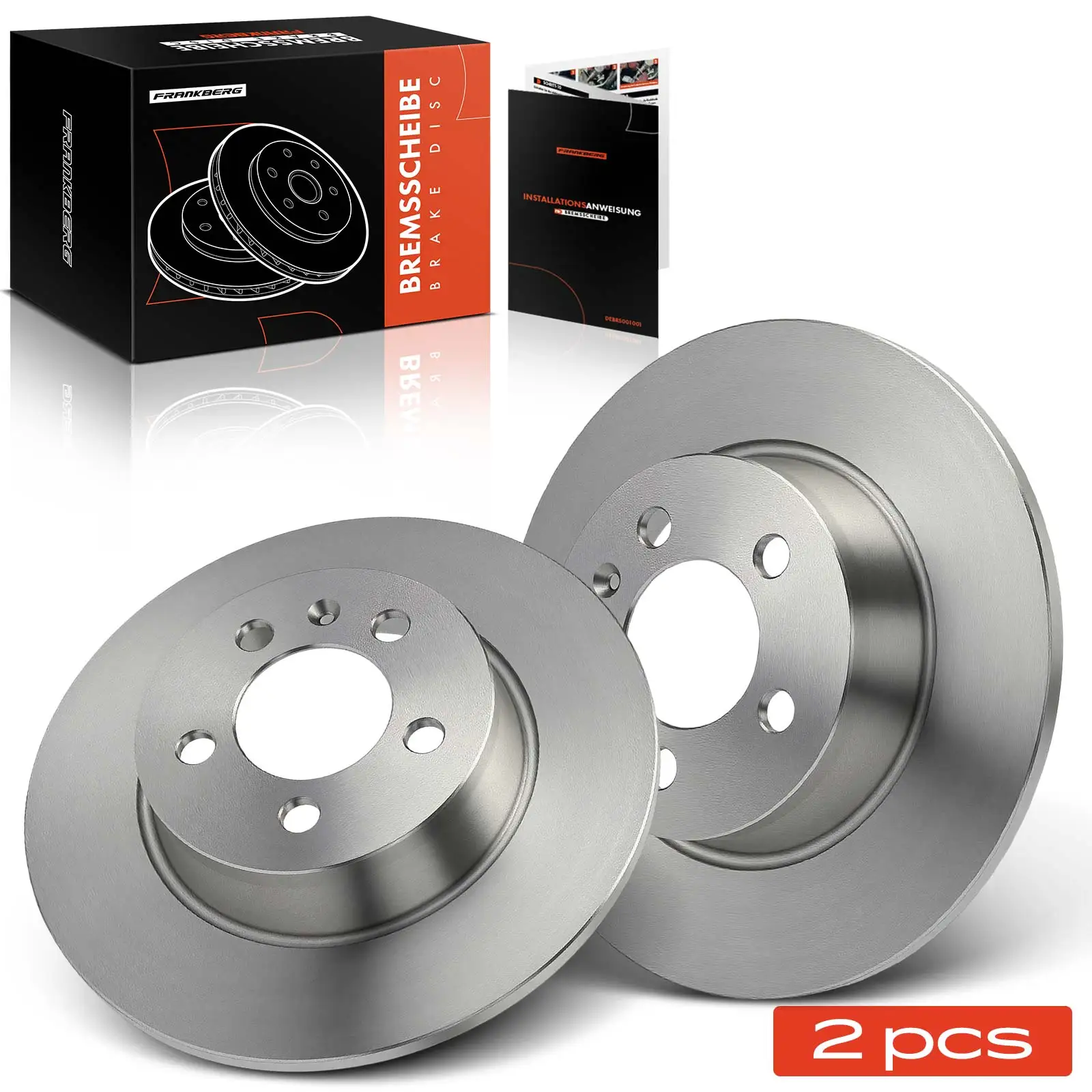 Frankberg 2X Discos De Freno Eje Trasero Izquierdo Y Derecho Para Audi A1 8X1 8Xk 8Xa 8Xf 1.2L-2.0L 2010-2018 6R0615601 6R0615601B — -46%, 37.28€ Coupon, from 42.88€ – 46% descuento – €42.88