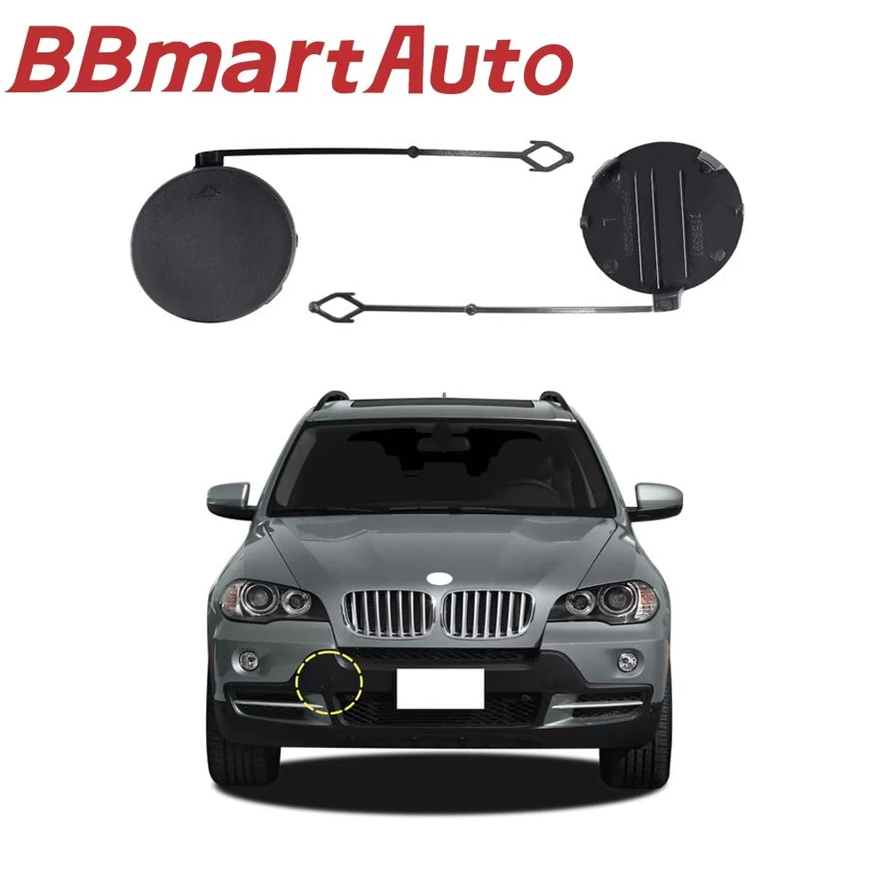 

51117159590 BBmart Auto Parts 1 pcs Front Bumper Tow Hook Cover For BMW X5 E70 2007-2010 Factory Price Car Accessories