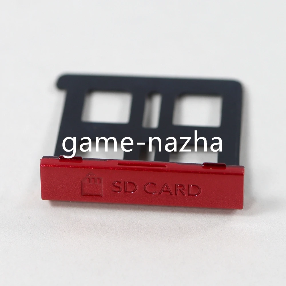 25PCS Original New SD Game Card Slot Cover Holder Frame For 3DS Console Repair Parts White Black Blue Limited Red