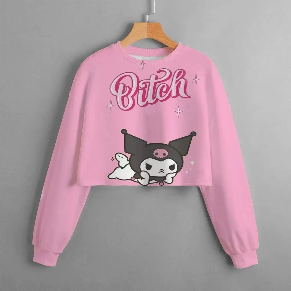 Girls long-sleeved sweatshirt 2024 new fashionable and stylish children\'s clothes cute cat print casual versatile tops