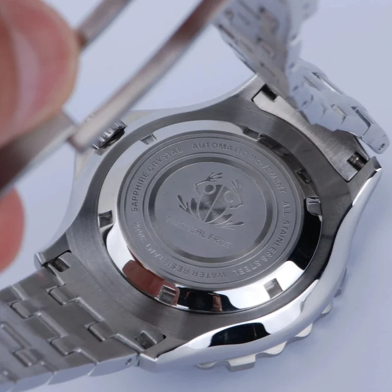 Tactical Frog Watch For Men NH35 Movement 200M Automatic Stainless Steel 200M Waterproof Mechanical Diver Luxury Man watch