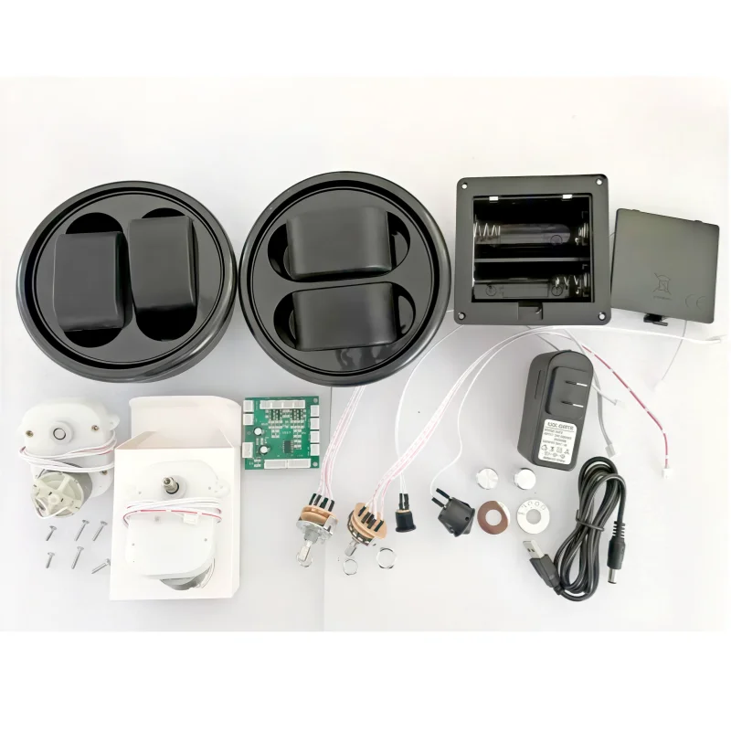 2 Motor 4 Watch Winder Complete Accessories DIY Kit Silent Automatic Watch Winder Motor Box Parts For Mechanical Watch