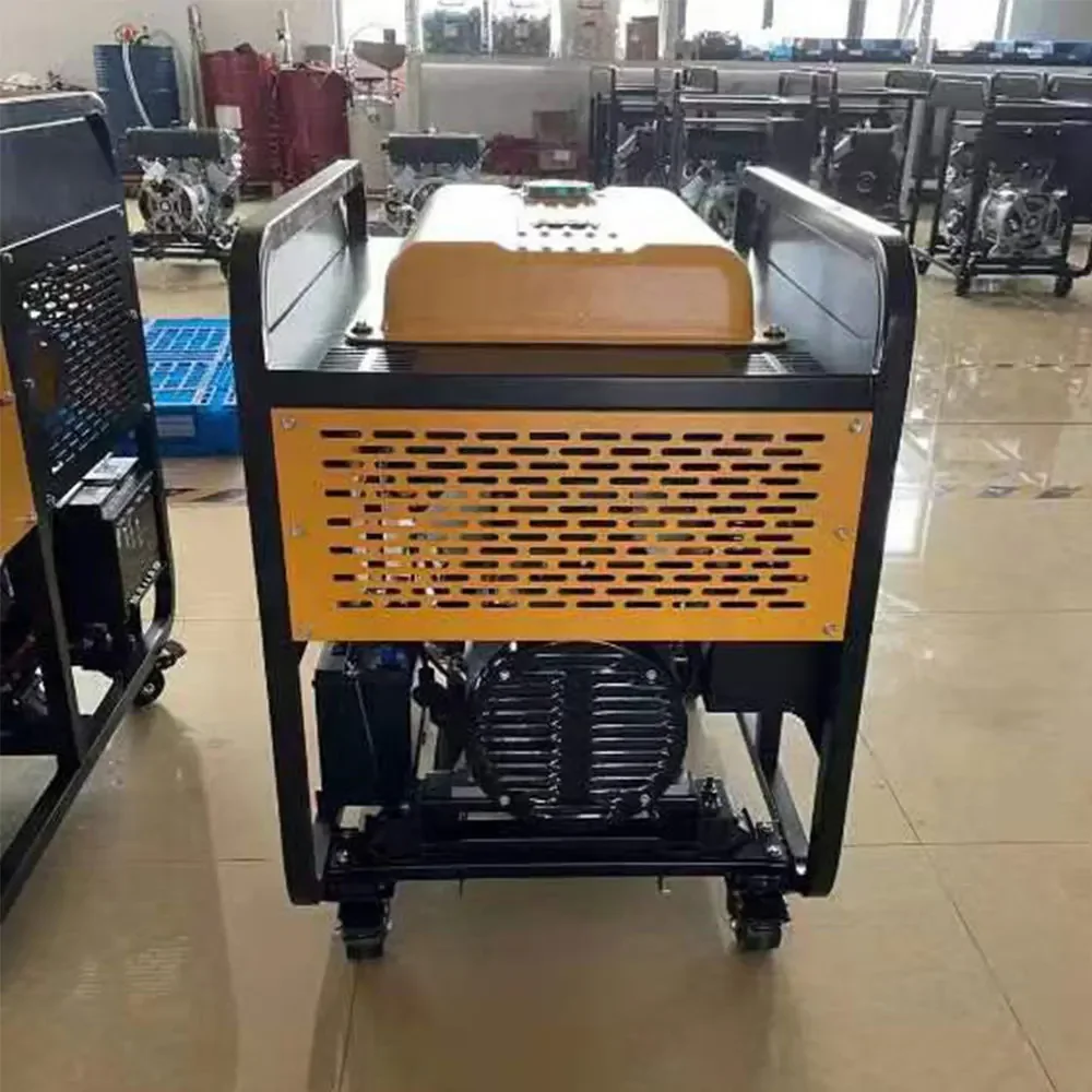 Hot Sell Portable Electric Start Open Frame One Phase 10Kw Diesel Generator Sets