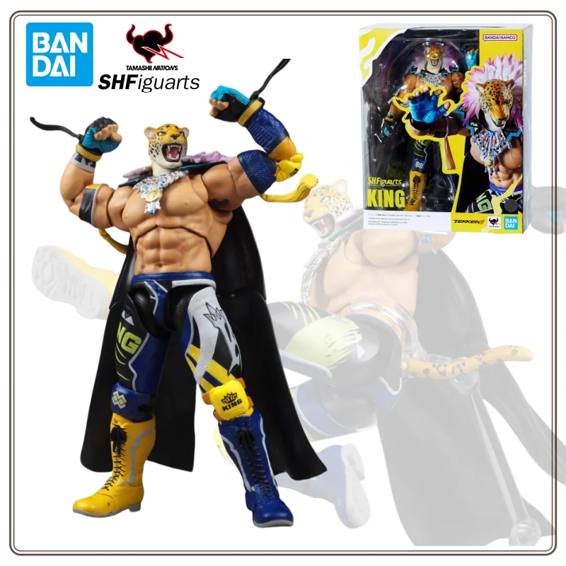 

In Stock Original Bandai S.H.Figuarts Tekken 8 King Anger Of The Beas Figure Anime Action Model Collectible Kids Toys Gifts