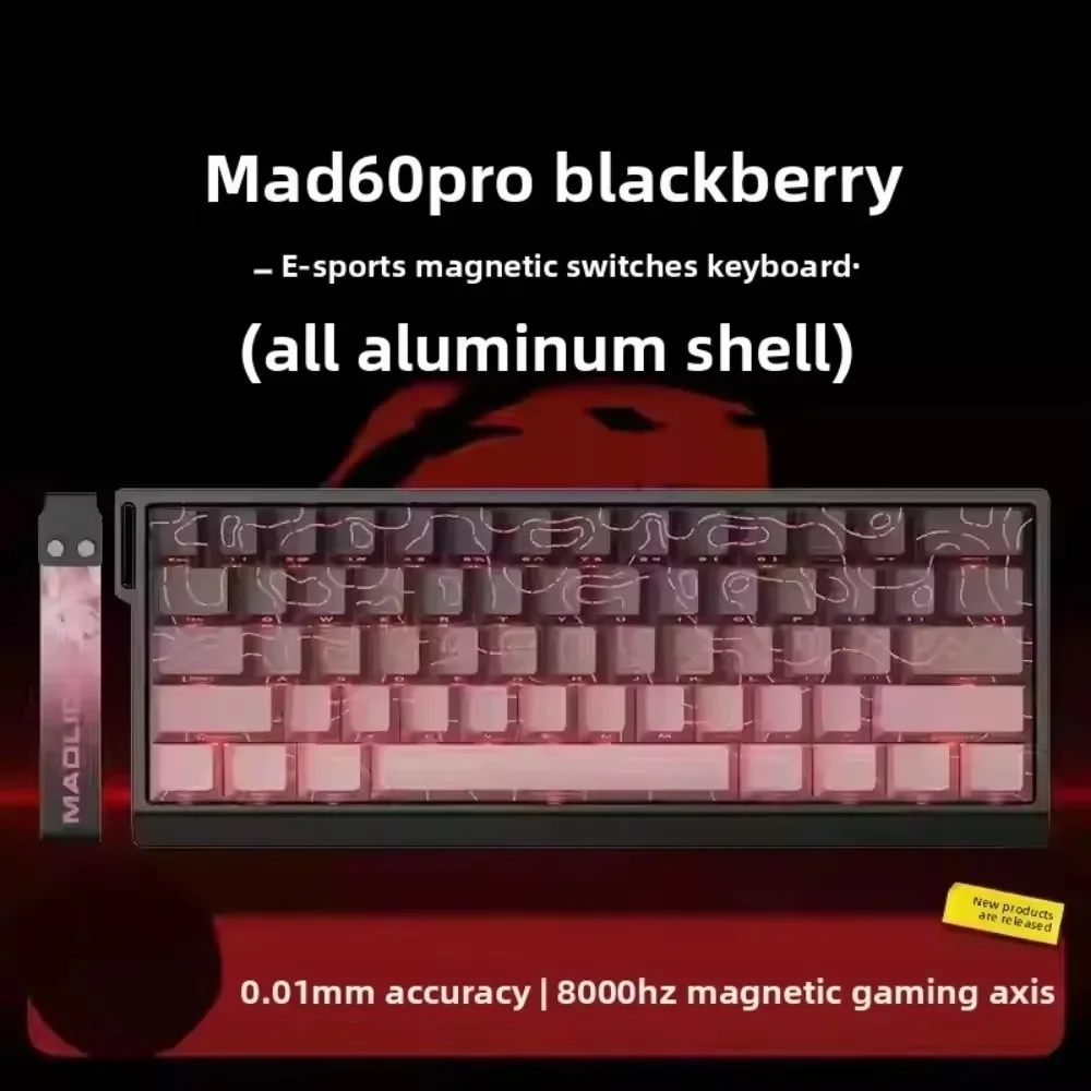 

MADLIONS MAD 60/68HE Gaming Magnetic Switch Keyboard Wired Key Web Drive Custom 8K 61/68 Return RT Adjustable Keystroke Hot Swap