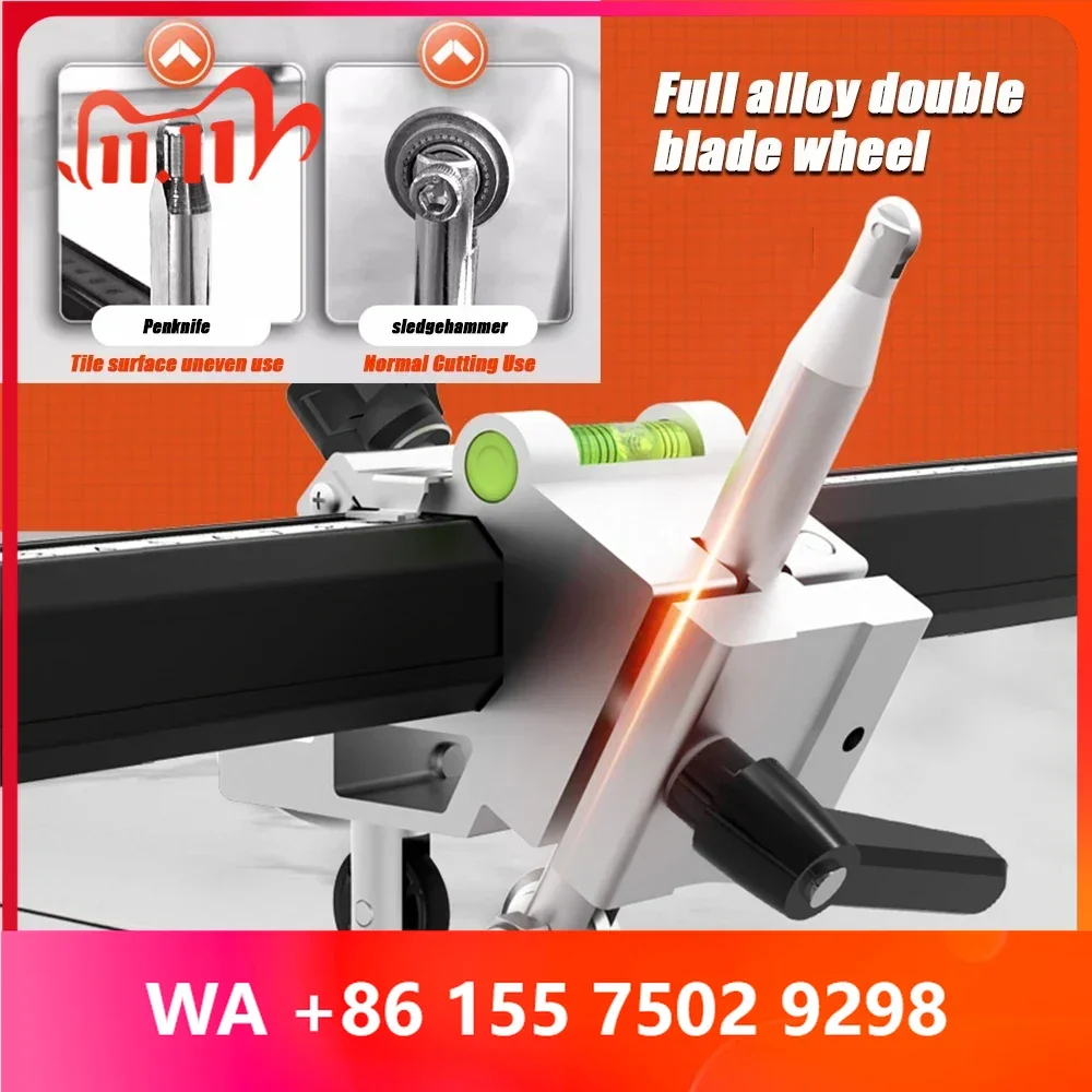 T-shaped Tile Cutter Professional Industrial 2000mm Manual Rail Guide Hand Tools for Cutting Large Format ramic Porlain Tile