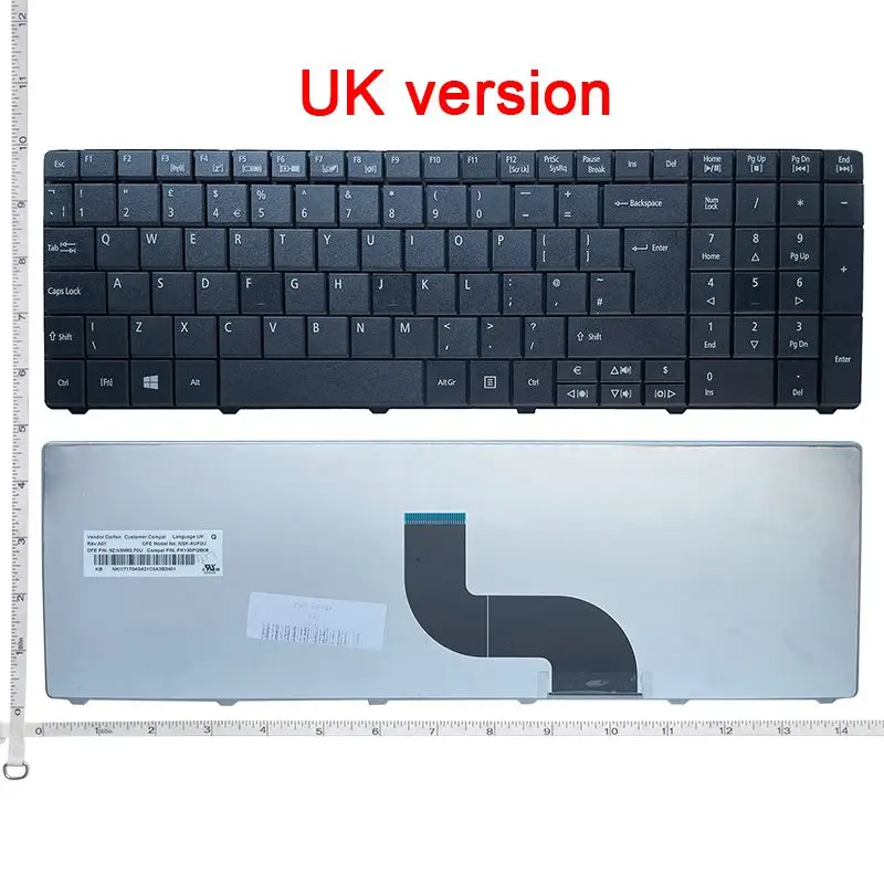 RU/UK/US/SP laptop keyboard for Acer aspire E1-571 E1-571G E1 E1-521 E1-531 E1-531G TM8571 MP-09G33SU-698 PK130DQ2A04 RU