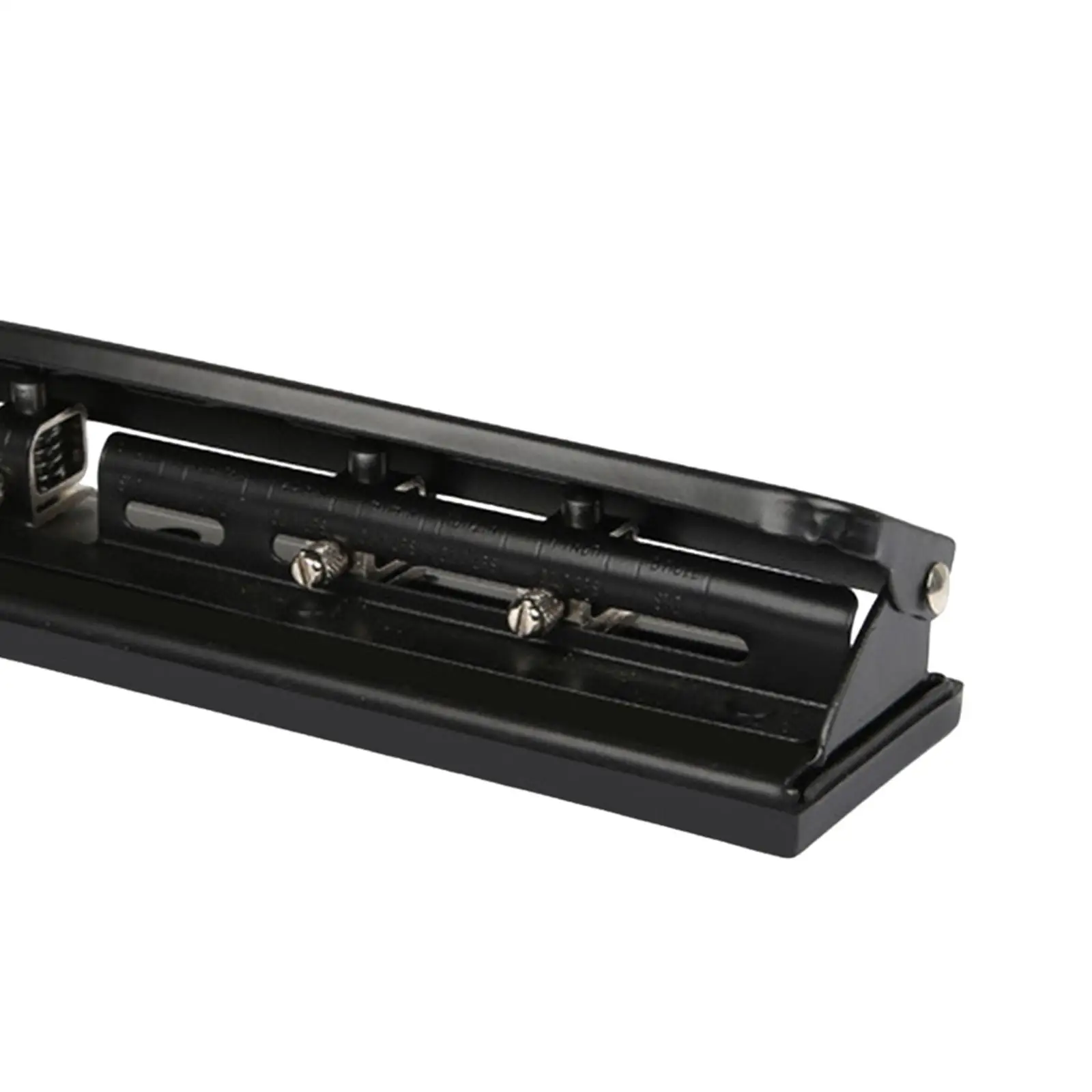 4 홀 펀치 종이 펀처, 헤비 듀티 수동 데스크탑 휴대용 10 시트 용량, 학교용 조정 가능한 종이 펀칭기