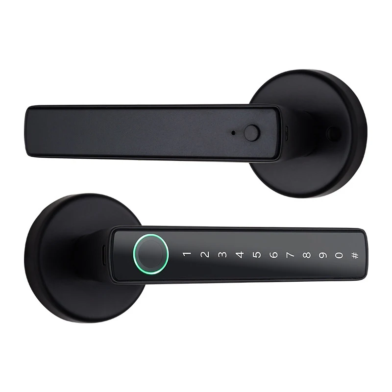 K5 Smart Home Password Lock Fingerprint Door Lock Digital Electronic Lock With Password/Key/IC Card/ Smartlife/ Tuya APP Unlock