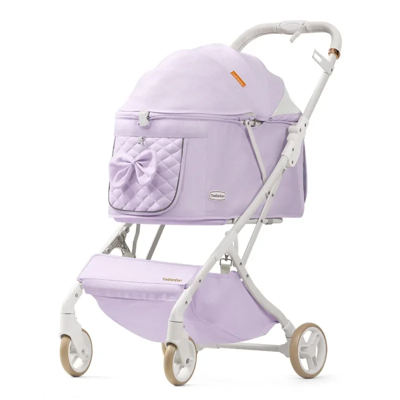 Outdoor Puppy Kinderwagen Kat Hond Reizen Ademend Kinderwagen Lichtgewicht Handig Opvouwbare Kleine Middelgrote Kinderwagen Producten