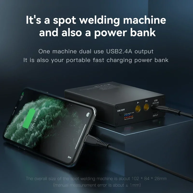 새로운 Awithz 풀세트 액세서리 휴대용 리튬 배터리 용접기 스팟 용접기 (휴대폰 수리 및 DIY용)