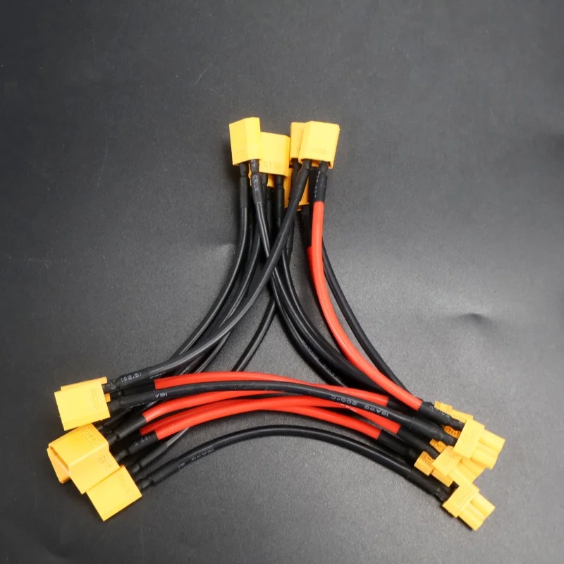 3 個 XT30 プラグコネクタオス - メス 16AWG 10CM バッテリーアダプターシリアル Y タイプ Rc ヘリコプター接続ワイヤー