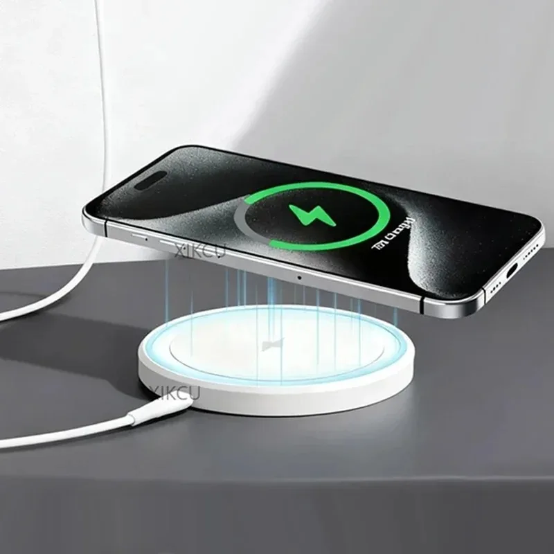 Wireless Charger Station For iPhone 17 16 15 14 13 Pro Max Induction Fast Charging Pad Dock For Samsung S25 S24 Xiaomi 17 Huawei