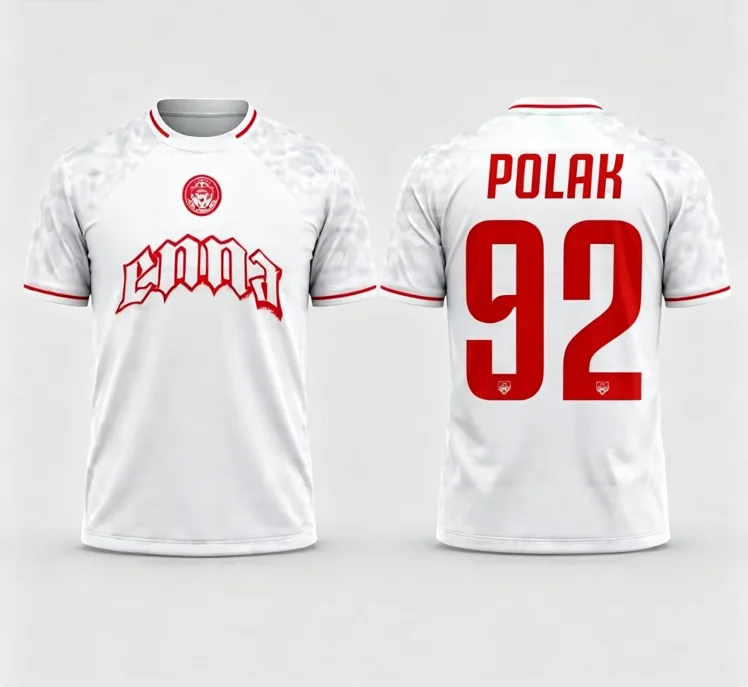 Hip hop style soccer jersey with letter print T-shirt, quick drying sport Borak 92, street wear, casual family wear