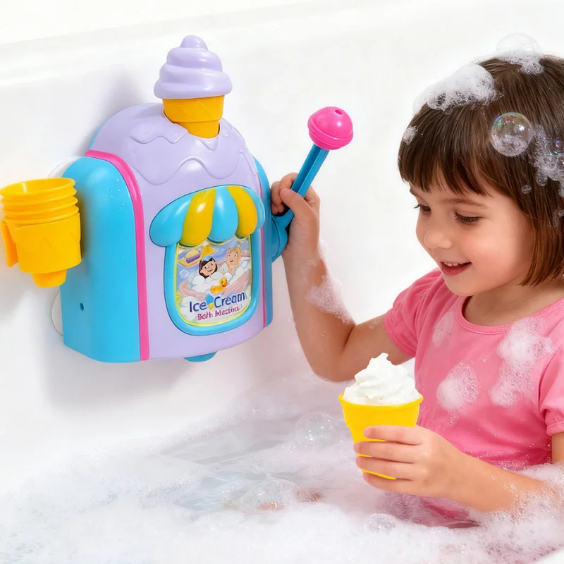 Bubble Machine Maker, Automatic Bubble Blower for Kids, Outdoor Party Toy, Birthday Gift