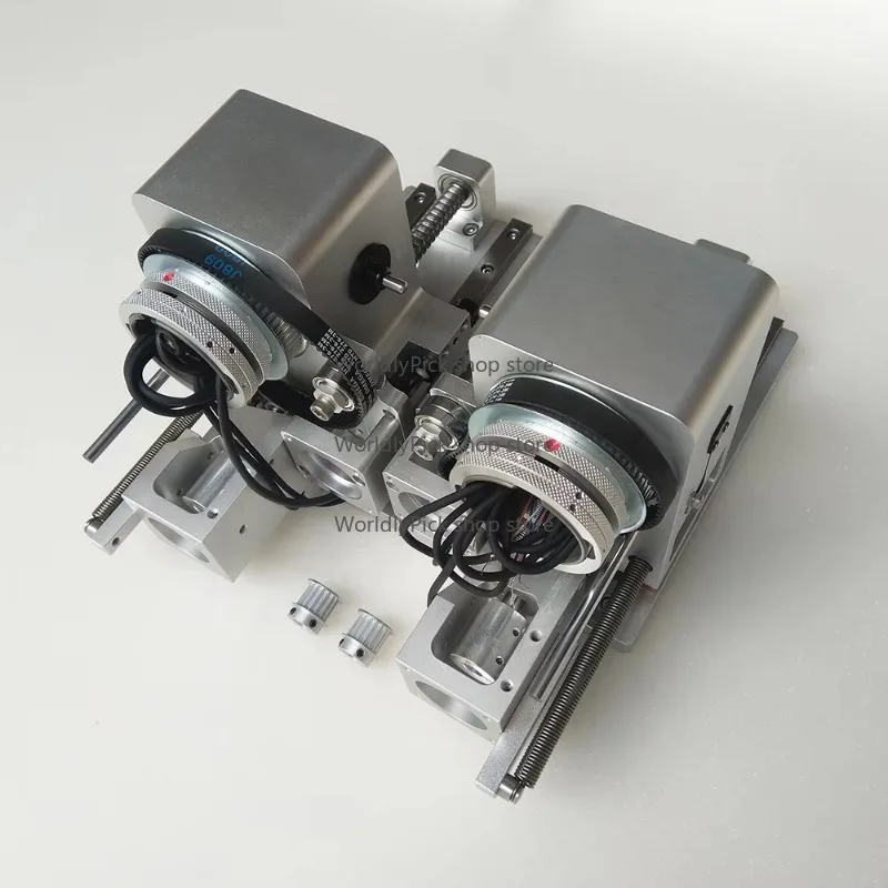 Держатель инструмента с двойной головкой с ЧПУ для цифрового режущего станка, высокоточный инструментальный аксессуар из алюминиевого сплава с 2 головками