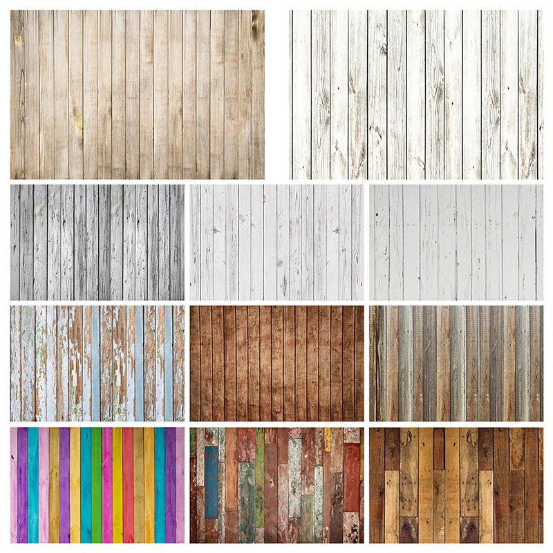 Wooden Floor Plank Photography Backdrops Wood Grain Photo Background Studio Shooting Props Wall Hanging Poster Home Decoration