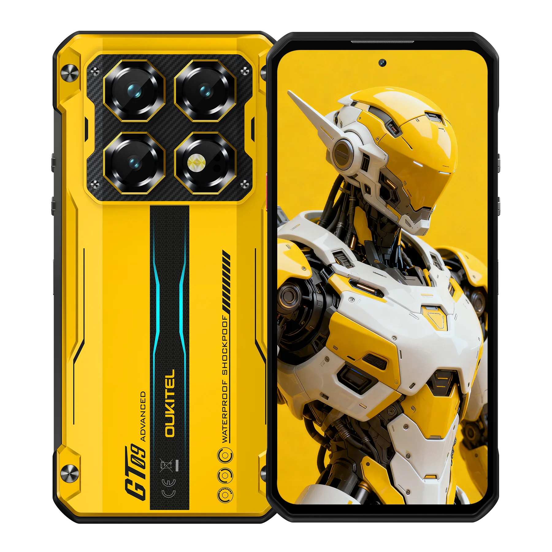 即日発送可　OUKITEL WP60 　黄色　7.2インチ　スマホ　初期設定のみ OUKITEL WP60 10000mAhタフネススマホ 7.2インチHD+ディスプレイ 48GB