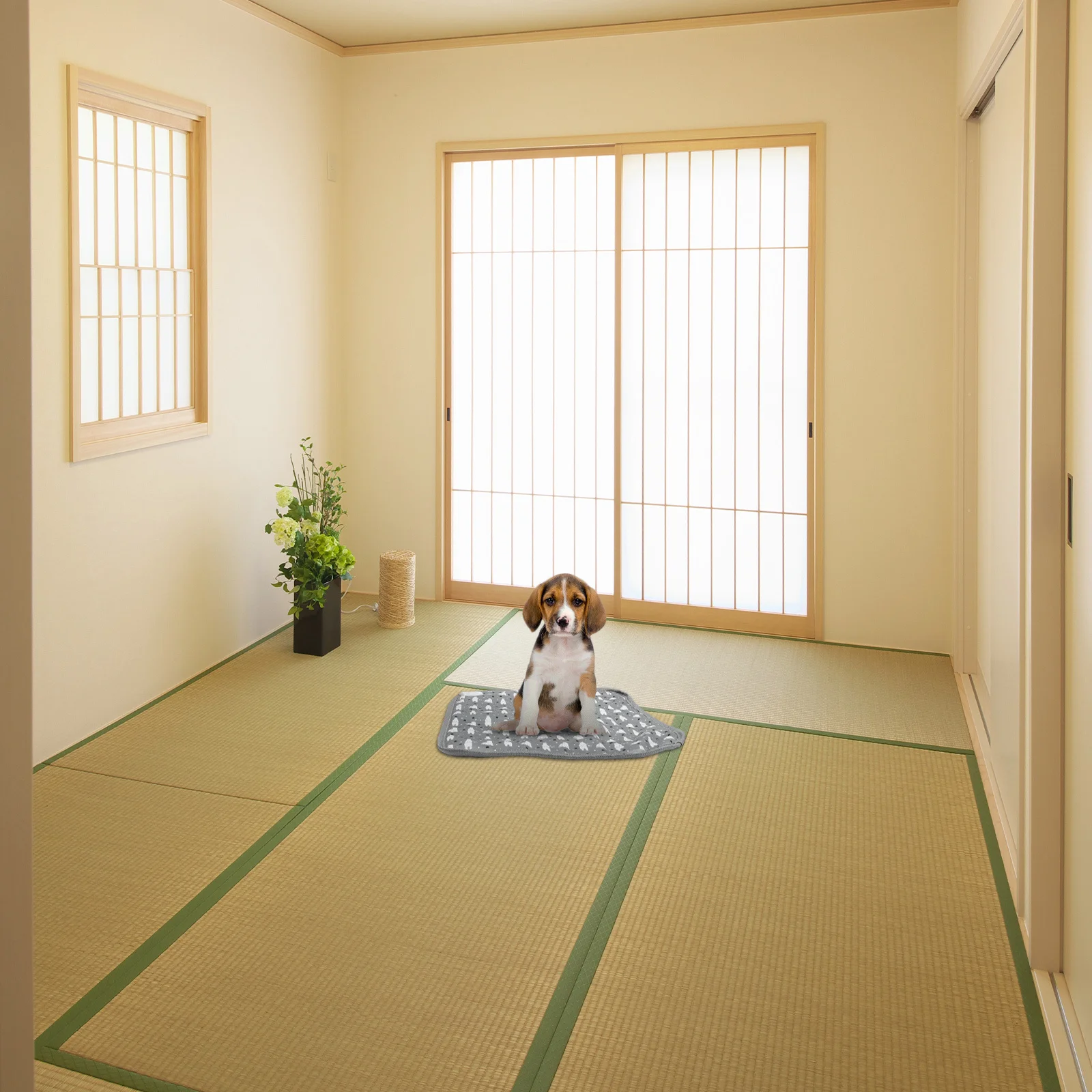 

1pc Pet Heating Pad Electric Heated Blanket For Small Dog Cat Winter Warm Mat Eu Plug Durable Pet Supply Waterproof Anti-Bite