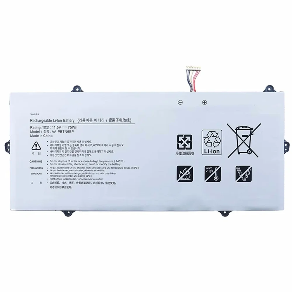 

AA-PBTN6EP For SAMSUNG Laptop Battery 900X5T 900X5T-X78L 900X5T-X01 900X5T-X02 900X5T-X05 11.5V 75WH 6500mAh