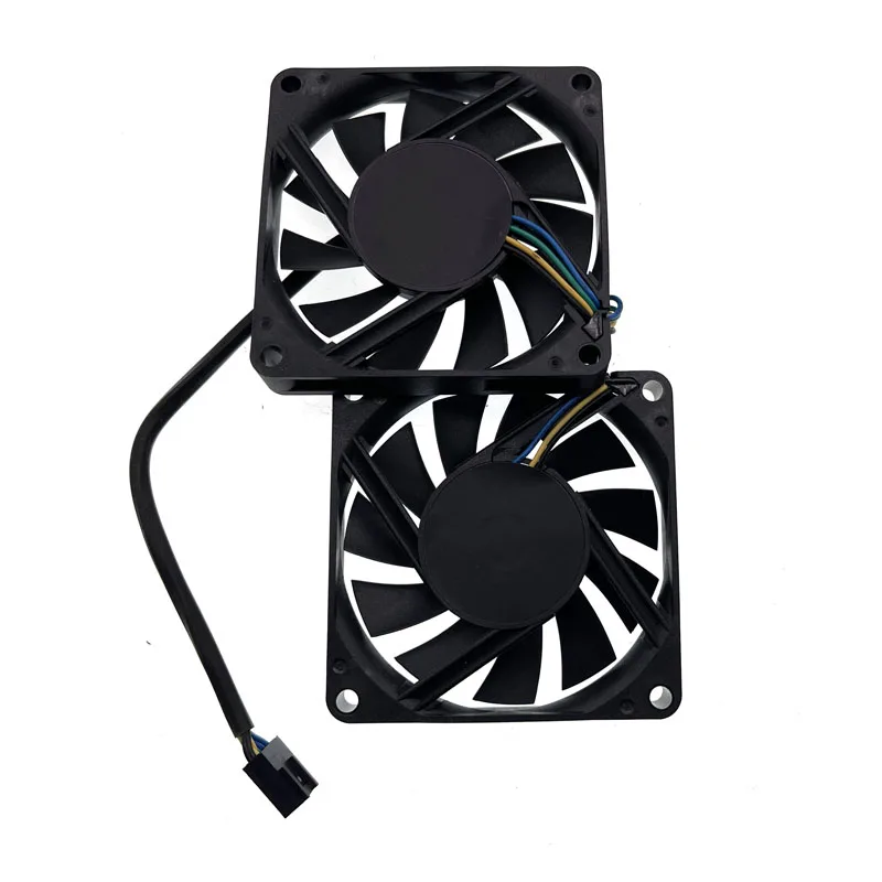 2 in 1 70mm PWM Fans For Y.S.Tech FD127010LB-H FD127010LB 7010 Slim 70x70x10mm 70mm 7CM 4Pin Ball Bearing Cooling Fan