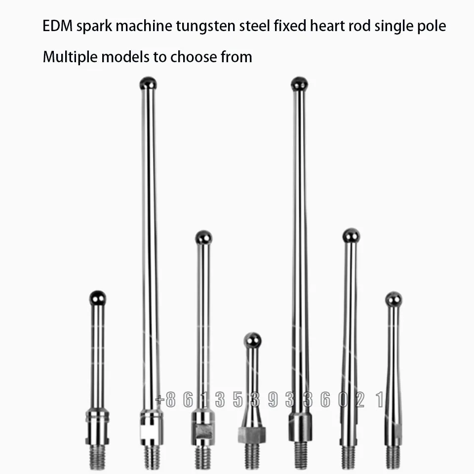 Edm Spark Machine Tungsten Steel Centering Rod M5m6 Tooth Center Rod Reference Ball Collision Number Club 2 3 4 5 6 Full Length