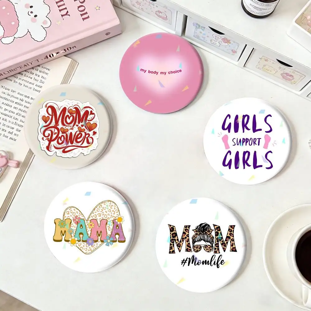 

Girl Power Badges Niche Design Brooch for Backpack Lapel Pins Creative Accessories
