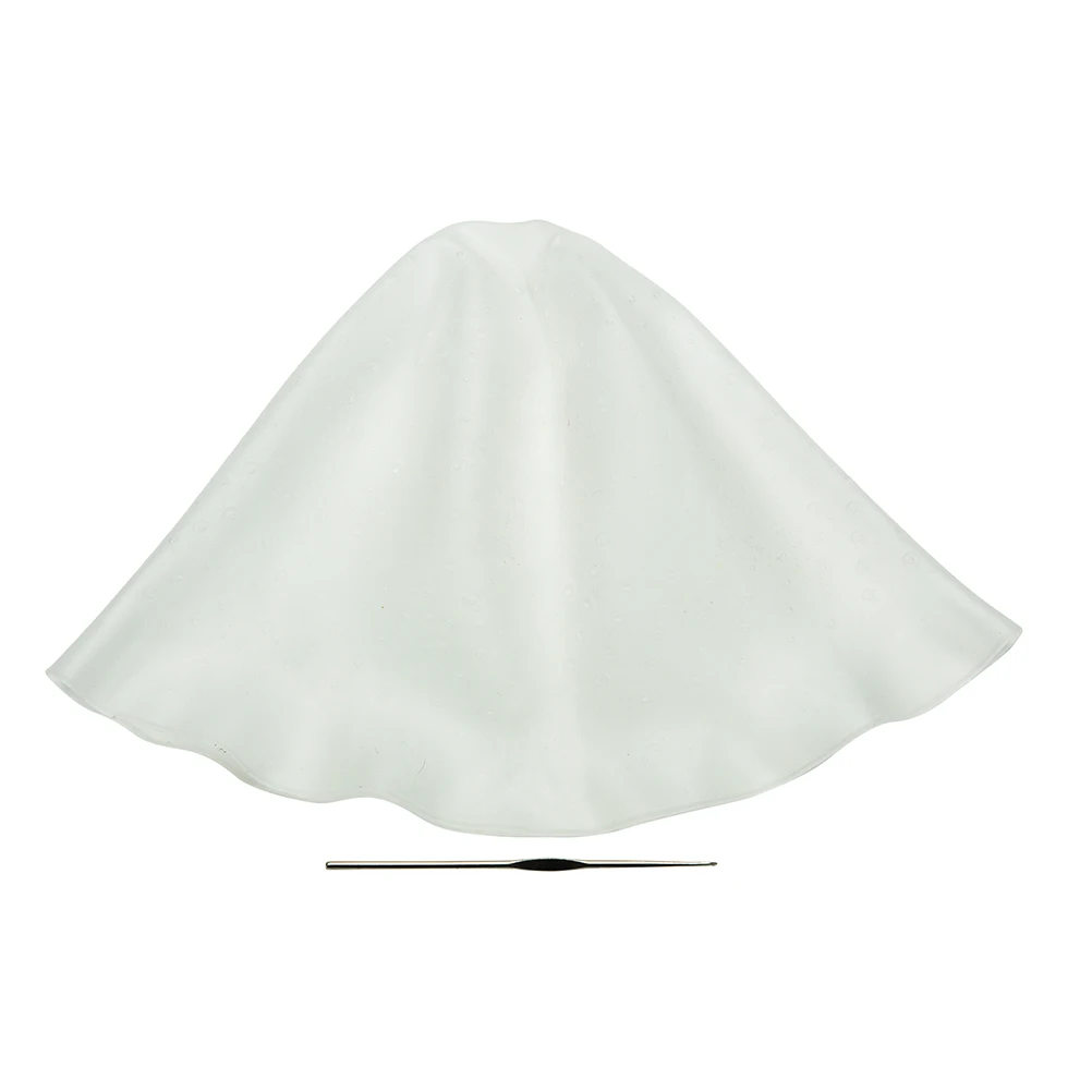 Reusable Hair Colouring Highlighting Dye Cap Hook Frosting Tipping Professional